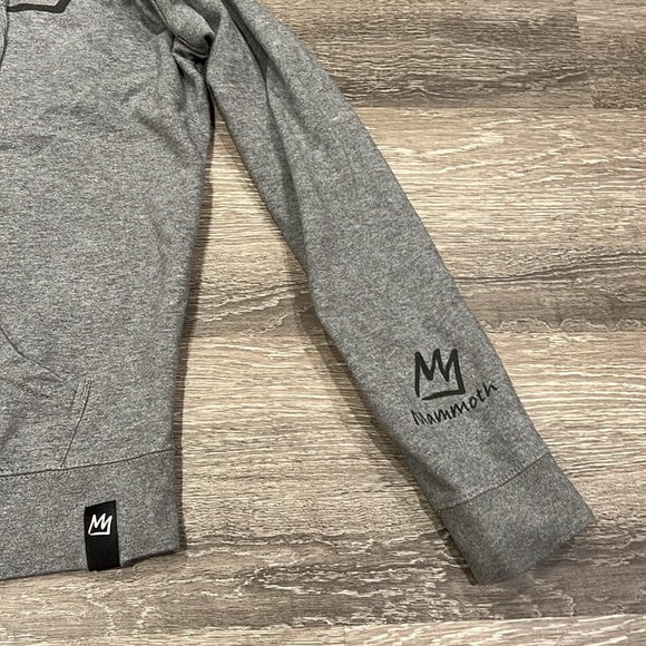 Mammoth Grey Zip Up Jacket Large - Picture 8 of 9